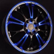 Black And Blue Wheels For Trucks Blue And Black Rims Rims For Cars Car Wheels Truck Rims