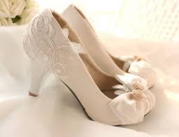 New Arrival Ivory White Lace Low Heel Pearl Shoes Low Heel Wedding Shoes Wedding Shoes Lace Ivory Wedding Shoes Low Heel Wedding Shoes Heels