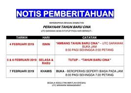 Sarawak Viral Notis Pemberitahuan Waktu Operasi Facebook