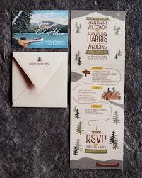 A Retro Camp Themed Wedding In The Adirondacks Camping Wedding Invitations Camp Wedding Campground Wedding