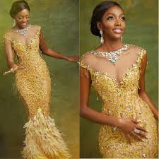 2020 Gorgeous Asoebi Styles For Wedding Fashionist Now African Fashion Dresses African Print Dresses Bride Reception Dresses