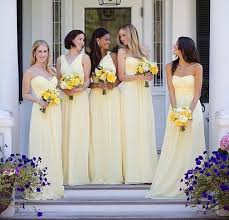 Pin By Gina Beachy On April 2019 3 Lemon Bridesmaid Dresses Pastel Yellow Bridesmaid Dresses Bridesmaid Dresses Strapless