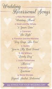 9 Best Wedding Recessional Songs Wedding Ceremony Songs Wedding Ceremony Music Wedding Recessional Songs