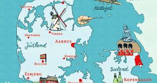 Daenemark Karte Schaalburg Danemark Karte Aarhus Danemark Sehenswurdigkeiten