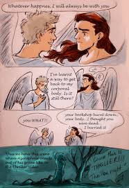 Nekocat The Angel And The Demon Among Us Part 1 Head In 2020 Good Omens Book Cool Drawings Ship Art