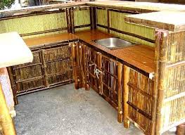 Real Bamboo Tiki Bars For Home Or Business Kitchen Bar Design Bamboo House Design Bamboo House