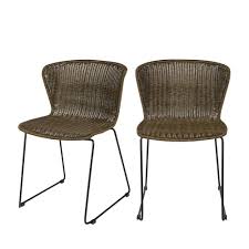 Wings 2 Chaises Indoor Outdoor Resine Tressee Chaise Chaise Rotin Chaise Design