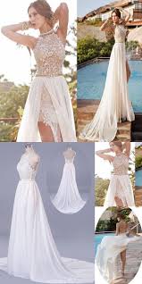 Ruckenfrei Neckholder Strand Chiffon Brautkleid Kleider Hochzeit Strand Hochzeit Kleid Hochzeitskleid Neckholder