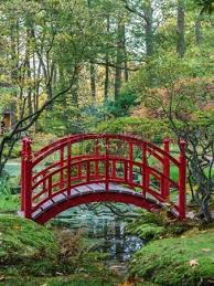 Stock Photo Pont De Jardin Jardin Japonais Jardin Japonais Moderne
