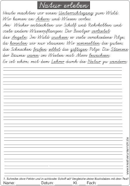 Schonschreiben Mit Dem Text Natur Erleben Kreativer Unterricht Ideen Fur Die Schule Natur Erleben