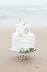 Simple Beach Wedding Cake With Shell Toppers Emmalovesweddings Weddingideas2019 Beach Theme Wedding Cakes Beach Wedding Cake Simple Beach Wedding