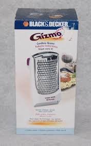 Black And Decker Spacemaker Can Opener Ec75 Nib Black Decker Gg100 Gizmo Cordless Grater New In Box Grater Black Box