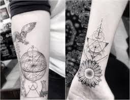 33 Filigrane Tattoo Motive Mit Geometrischen Formen Filigrane Tattoo Geometrische Tattoos Tattoo Motive