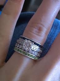 Birthstone Band For Each Of My Children To Wrap Around My Wedding Ring Birthstone Band Jewelry Wedding Rings