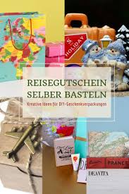 Geschenkverpackung Fur Reisegutschein Basteln Kreative Ideen Fur Urlaubgutschein Zum Selbermachen With Images
