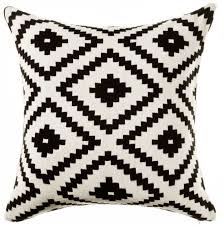 Black And White Geometric Outdoor Pillows Decorative Aztec Printed Pillowcase Throw Pillow Cover Black Geometric Printed Cushion Cover Bro Black And White Cushions Scandinavian Cushions Throw Pillows