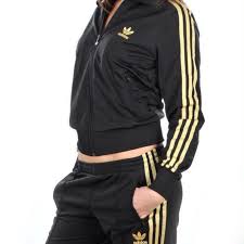 Black And Gold Adidas Tracksuit Top Adidas Tracksuit Black Gold Adidas Tracksuit Women Adidas Outfit Adidas Shorts Women