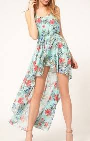 So Cute Sweet Mint Green Floral Print High Low Hem Chiffon Maxi Dress Cute Mint Green Floral Maxi Dre Dresses For Teens Teenage Girls Dresses Cute Dresses