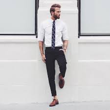 Black And White Outfit For Men Formal 5 Timeless Outfit Combinations That Always Work Lifestyle By Ps In 2020 White Shirt Outfits Mens Outfits Mens Style Guide