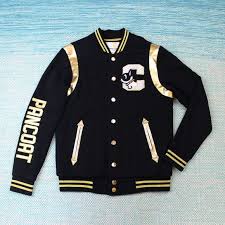 Black And Gold Jacket Pancoat Black Gold Varsity Jacket French Bulldog Varsity Jacket Black Letterman Jacket Jackets