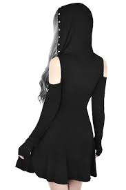 Spirit Walker Hood Dress B In 2020 Kawaii Clothes Emo Dresses Clothes
