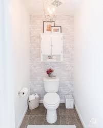 Wallpops Gray Brick Peel And Stick Wallpaper Toilet Room Decor Clever Bathroom Storage Toilet Room