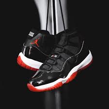 Black And Red Patent Leather Jordans 11 Jordan 11 Retro Playoffs Bred 2019 In 2020 Jordan 11 Bred Air Jordans Jordan 11