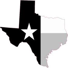 Black And White Texas Flag Decal Pin On Flags