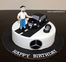 Personalized Birthday Cakes For Men With Name Mercedes S500 Series Car Theme Customized Cake Cars Theme Cake Birthday Cake For Husband Cake For Husband
