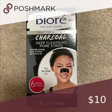 Biore Charcoal Pore Strips Before And After Biore Charcoal Pore Strips Deep Cleansing New Never Used Biore Other In 2020 Biore Charcoal Pore Strips Pore Strips Biore Charcoal