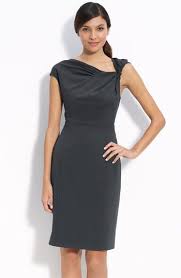 Calvin Klein Stretch Luxe Twist Neck Sheath Dress Lil Black Dress Sheath Dress Nordstrom Dresses
