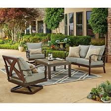 Brittany 4 Pc Conversation Set Outdoor Furniture Sets Patio Lounge Furniture Patio Furniture Conversation Sets