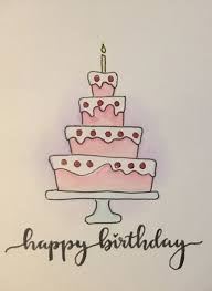 Birthday Cake Birthday Card Drawing Ideas For Kids Pin On Kids Art Crafts