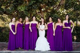 Upscale California Garden Wedding Bright Purple Bridesmaid Dresses Purple Bridesmaid Dresses Long Purple Bridesmaid Dresses