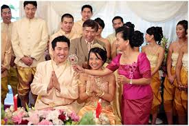 Blessing Ceremony With Song Khmer Wedding Wedding Costumes Bridesmaid Dresses