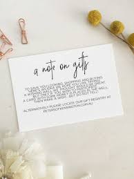 A Note On Gifts Wishing Well Card Wedding Enclosure Cards Wishing Well Wedding Engagement Invitations