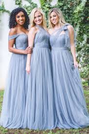 Rosalie Convertible Bridesmaid Dress In Better Together Blue Tulle Mismatched Bridesmaid Dresses Bridesmaid Dresses Plus Size Tulle Bridesmaid Dress