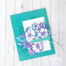 Birth Month Flower Grow Kit Canada Lauren Alarid On Instagram Okay I M Officially In Love With The Blossoms In Bloom Set And The Brand New In Color Ma In 2020 Floral Cards Flower Cards Cards Handmade