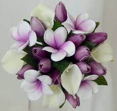 Yellow Instead Of Purple Purple Wedding Bouquets Wedding Flowers Tulips Purple Wedding Flowers