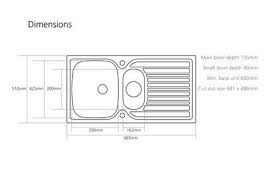 Crane 96 5cm X 51cm 1 1 2 Inset Kitchen Sink Caple Kitchen Sink Single Bowl Kitchen Sink Undermount Kitchen Sinks