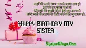 Happy Birthday Message For Sister In Law In Hindi 