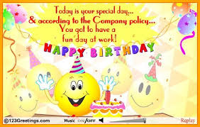 Birthday Card Messages For Coworker Funny The Company Birthday Rule Happy Birthday Coworker Happy Birthday Funny Birthday Humor