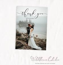 Printable Thank You Cards Wedding Thank You Card Template Photoshop Template Wedding Photo Cards Photo Wedding Card Wedding Cards Wedding Thank You