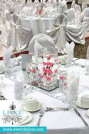 White Silver And Pink Wedding Decor White And Silver Reception White And Pink W Silver Wedding Decorations Pink Wedding Decorations Pink Wedding Centerpieces