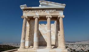 Temple Of Athena Nike On Acropolis Restored Ancient Greek Architecture Acropolis Athens Acropolis