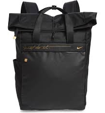 Black And Gold Nike Backpack Radiate Backpack Main Color Black Black Metallic Gold Backpacks Bags Nike