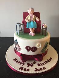 Birthday Cake For Grandma 90th Birthday Cake Cake By Donnajanecakes 90th Birthday Cakes Birthday Cake Decorating Grandmother Birthday Cake