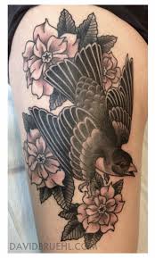 Bird And Rose Tattoo Pin By David Bruehl On Tattoo Wild Rose Tattoo Black And Grey Tattoos Tattoos For Women