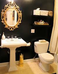 Black And Gold Bathroom Decor Ideas Design Indulgences Black And Gold Bathroom Gold Bathroom Gold Bathroom Decor