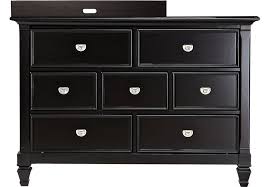 Rooms To Go Kids Belmar Black Dresser With Changing Topper And Pad Dresser Mirrors Colors Bedroom Furniture Stores Black Dressers Rooms To Go Kids